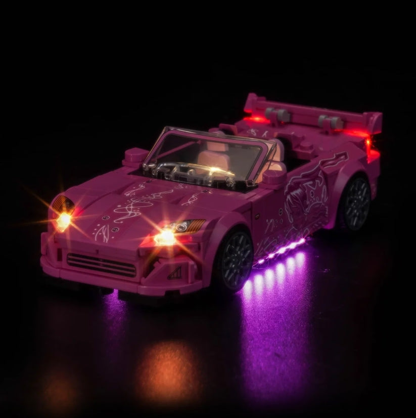 BrickBling LED Licht Set für LEGO 2 Fast 2 Furious - Honda S2000 (77241)