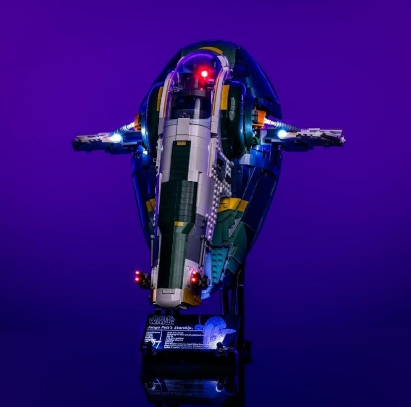 LMB 2.0 LED Licht Set für LEGO® 75409 Star Wars - Jango Fetts Sternenschiff der Firespray-Klasse