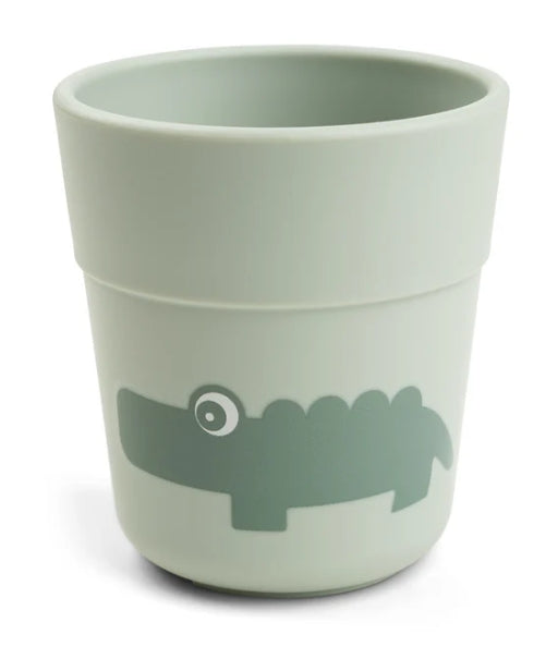 Done by Deer Trinklernbecher & Trinklernflaschen Trinkbecher Foodie - Croco - Grün