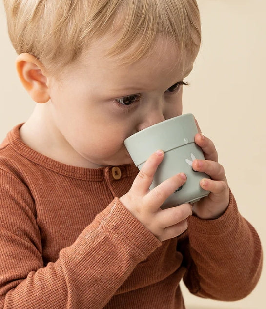 Done by Deer Trinklernbecher & Trinklernflaschen Trinkbecher Foodie - Croco - Grün