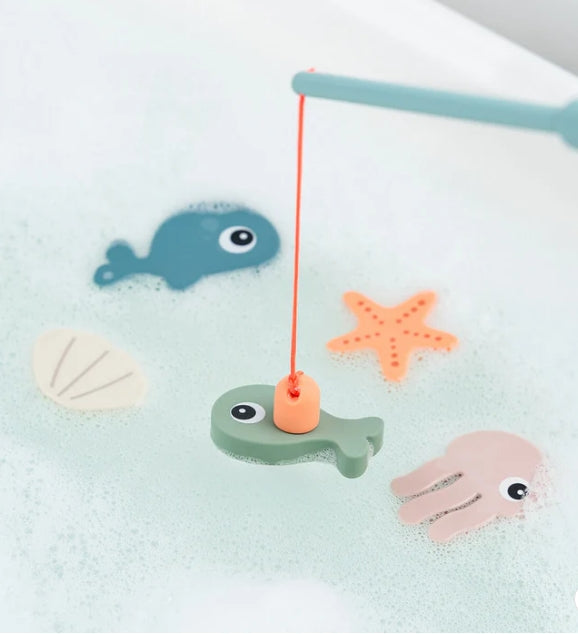 Done by Deer Angelspielzeug zum Baden Sea friends Farbmix