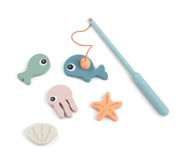 Done by Deer Angelspielzeug zum Baden Sea friends Farbmix