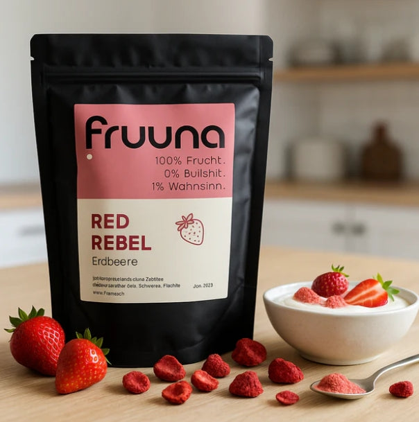 Fruuna Erdbeeren gefriergetrocknet, 60g