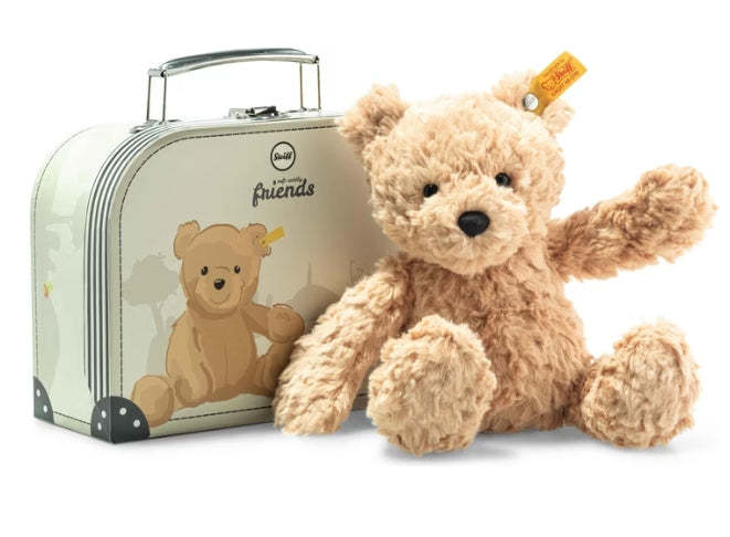 Steiff Jimmy Teddybär im Koffer hellbraun 25cm