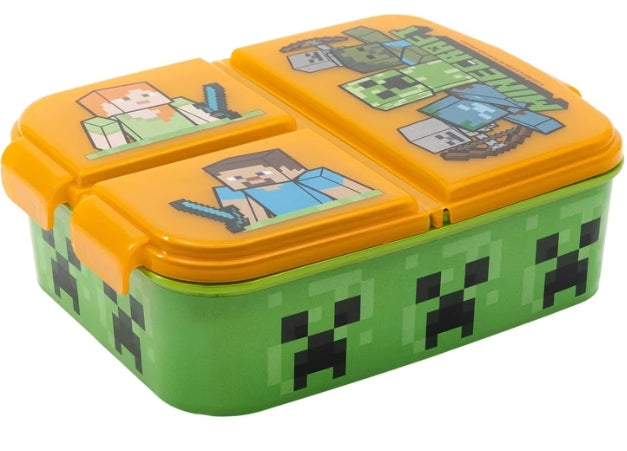 Stor Minecraft Alex & Steve - Lunchbox mit Fächern