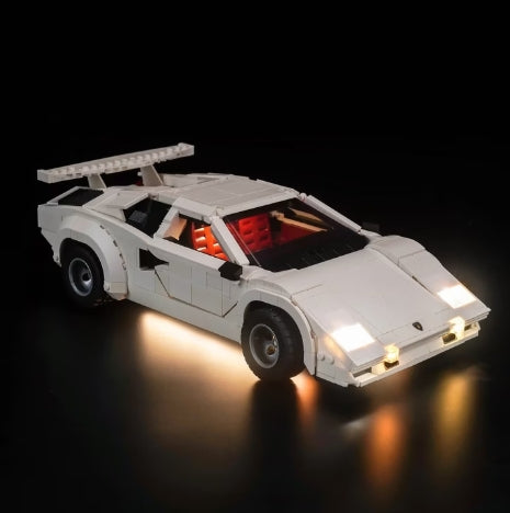 BrickBling LED Licht Set für LEGO Lamborghini Countach (10337) inkl. Fernbedienung