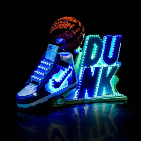 BrickBling LED Licht Set für LEGO Nike Dunk x LEGO® Set (43008)