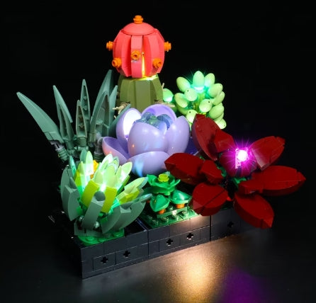 BrickBling LED Licht Set für LEGO Creator Expert Sukkulenten (10309)