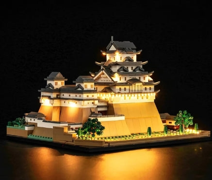 BrickBling LED Licht Set für LEGO Burg Himeji (21060) inkl. Fernbedienung