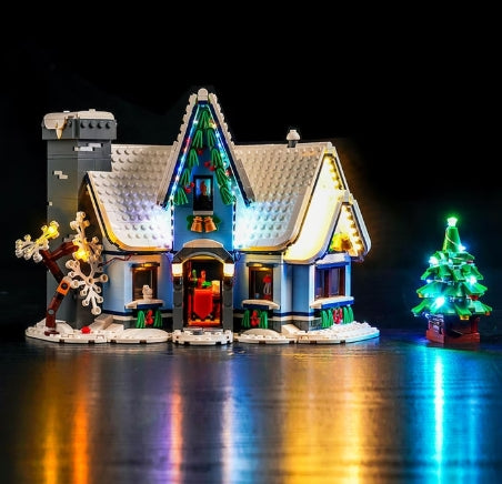 BrickBling LED Licht Set für LEGO Besuch des Weihnachtsmanns (10293)