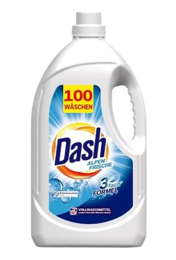 Dash Flüssigwaschmittel Alpen Frische 5l, 100 Waschgänge