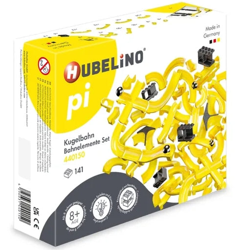 Hubelino pi: Kugelbahn Bahnelemente Set [141-teilig]