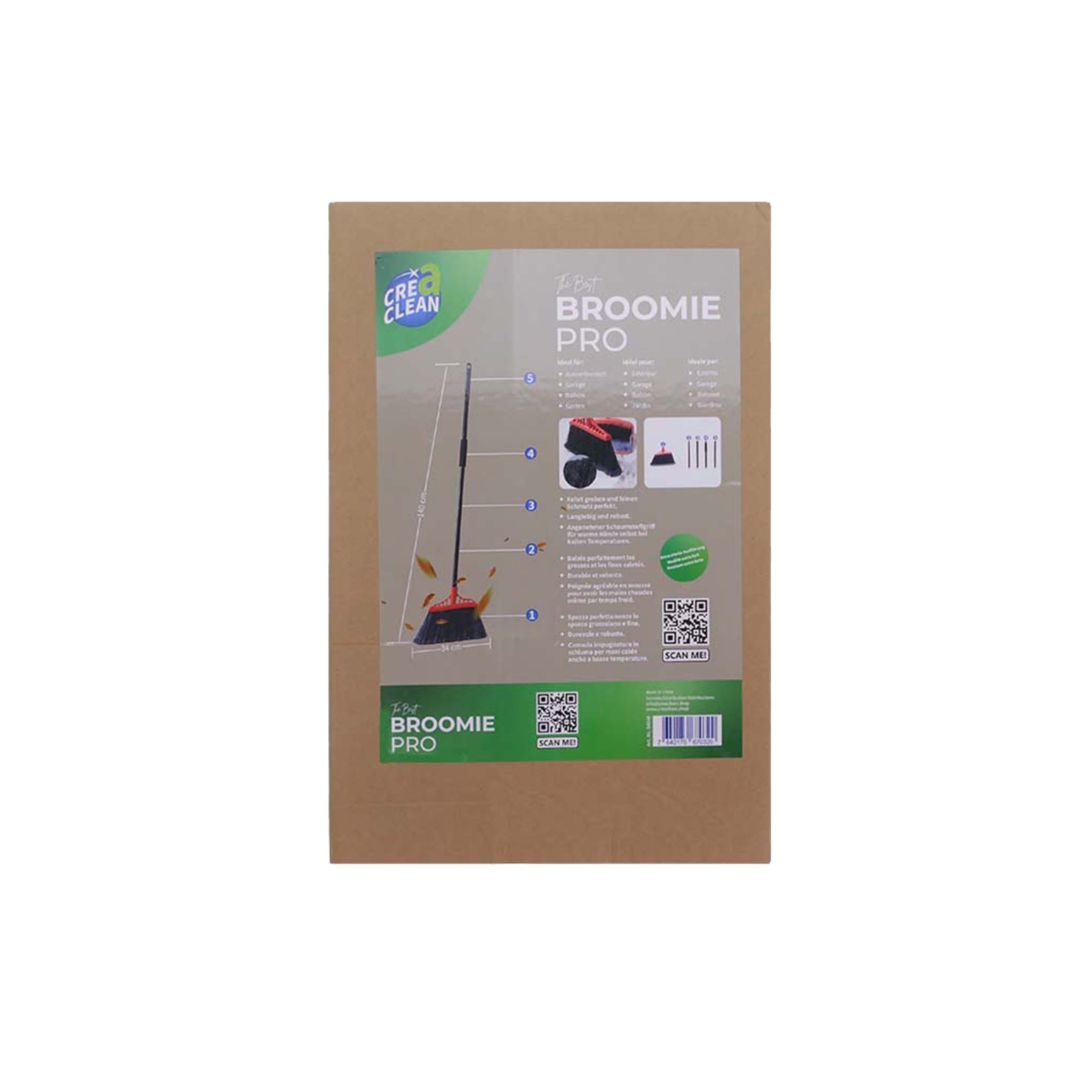 CREaCLEAN Besen Broomie Pro: Kehrbesen für den Aussen- und Innenbereich