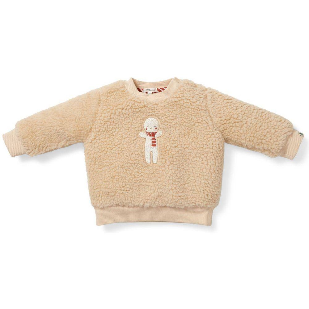 Little Dutch Teddy Christmas sweater Gingerbread - 68