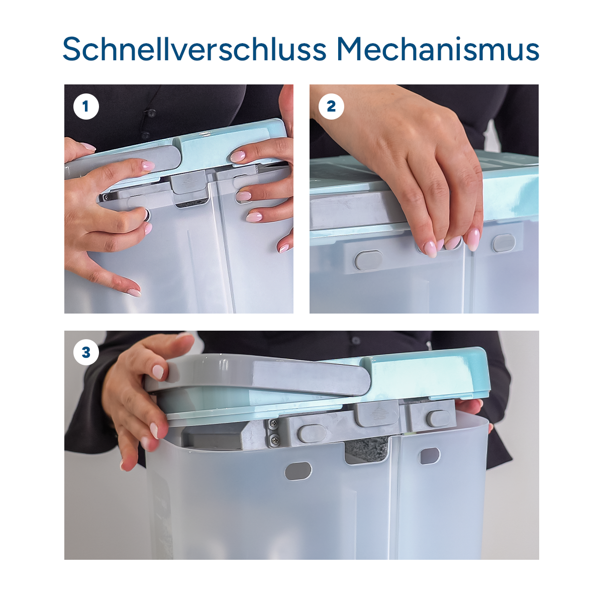 CREaCLEAN CleanAqua – Mop mit elektrischer Frischwasserpumpe