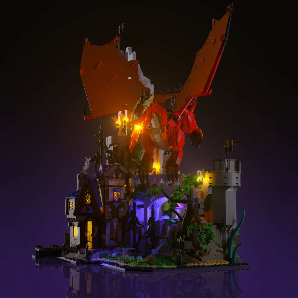 LMB 2.0 LED Licht für LEGO Ideas Dungeons & Dragons: Die Sage vom Roten Drachen 21348