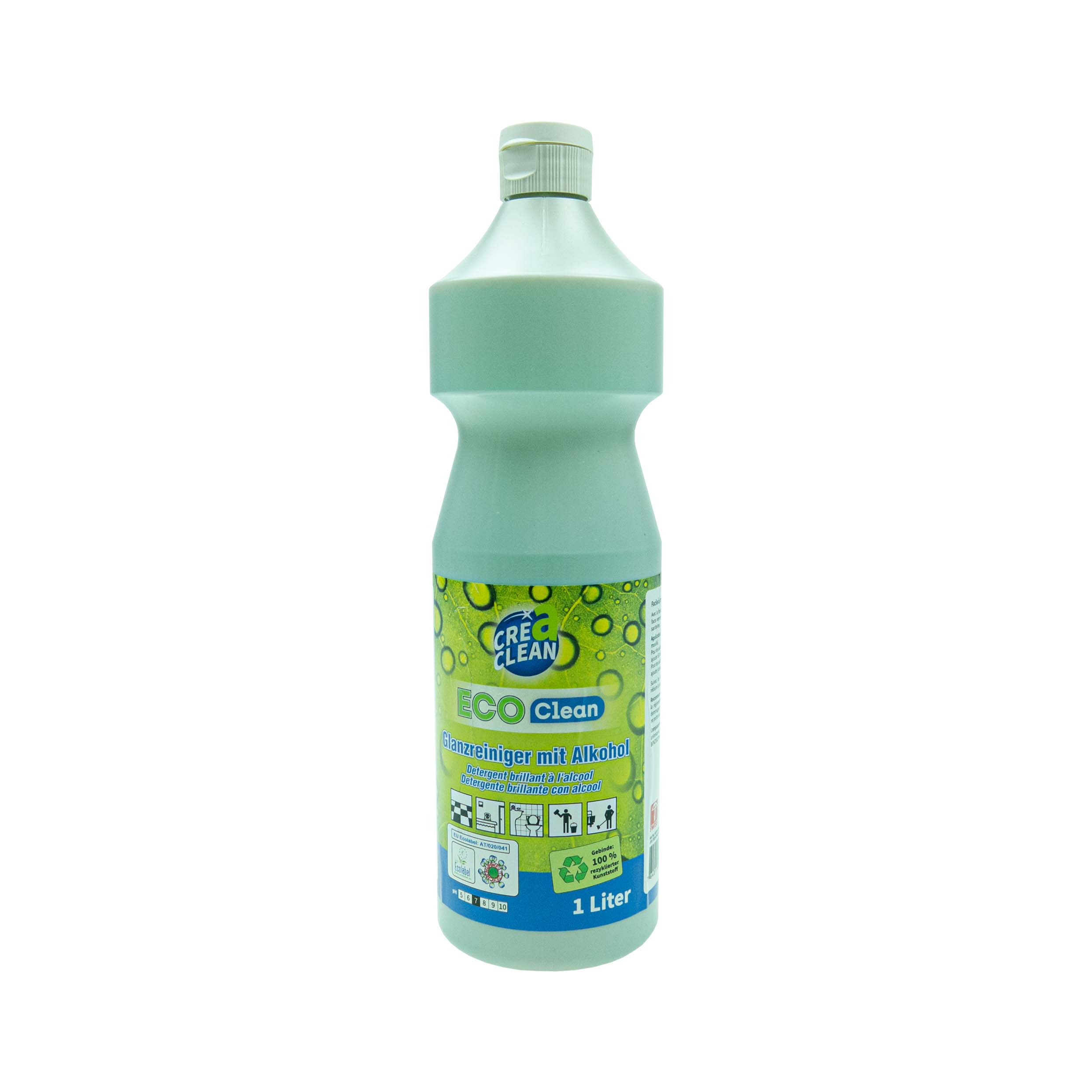 CREaCLEAN EcoClean Glanzreiniger mit Alkohol, 1 l