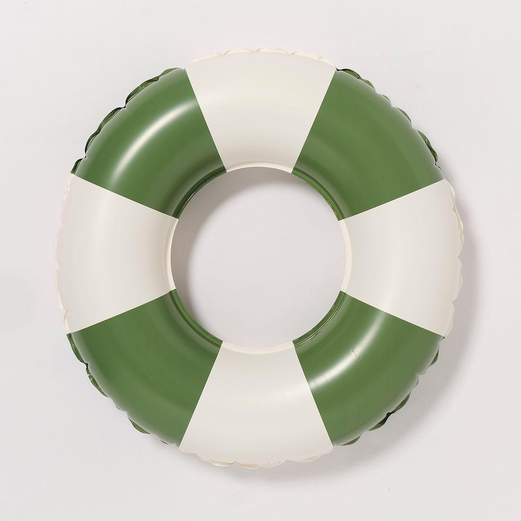 Sunnylife Mini-Schwimmring Olive Stripe