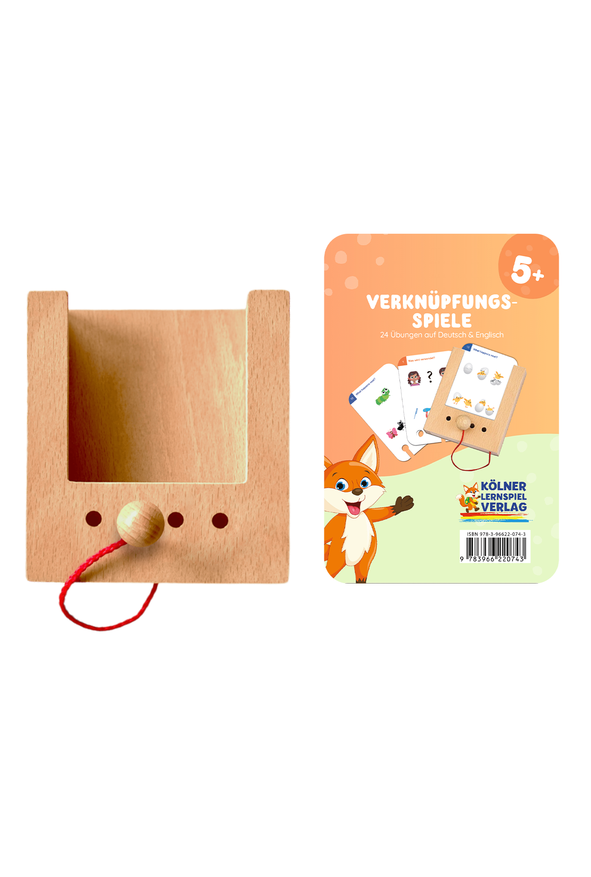 Kölner Lernspielverlag Lochkasten + Verknüpfungsspiele 5+