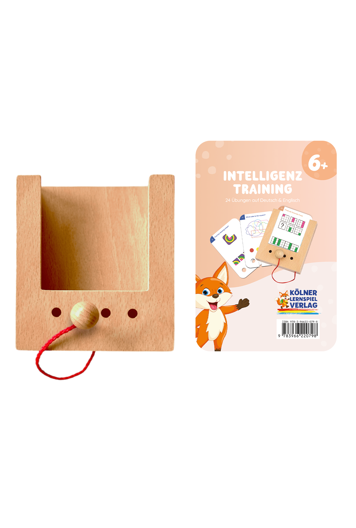 Kölner Lernspielverlag Lochkasten + Intelligenztraining 6+