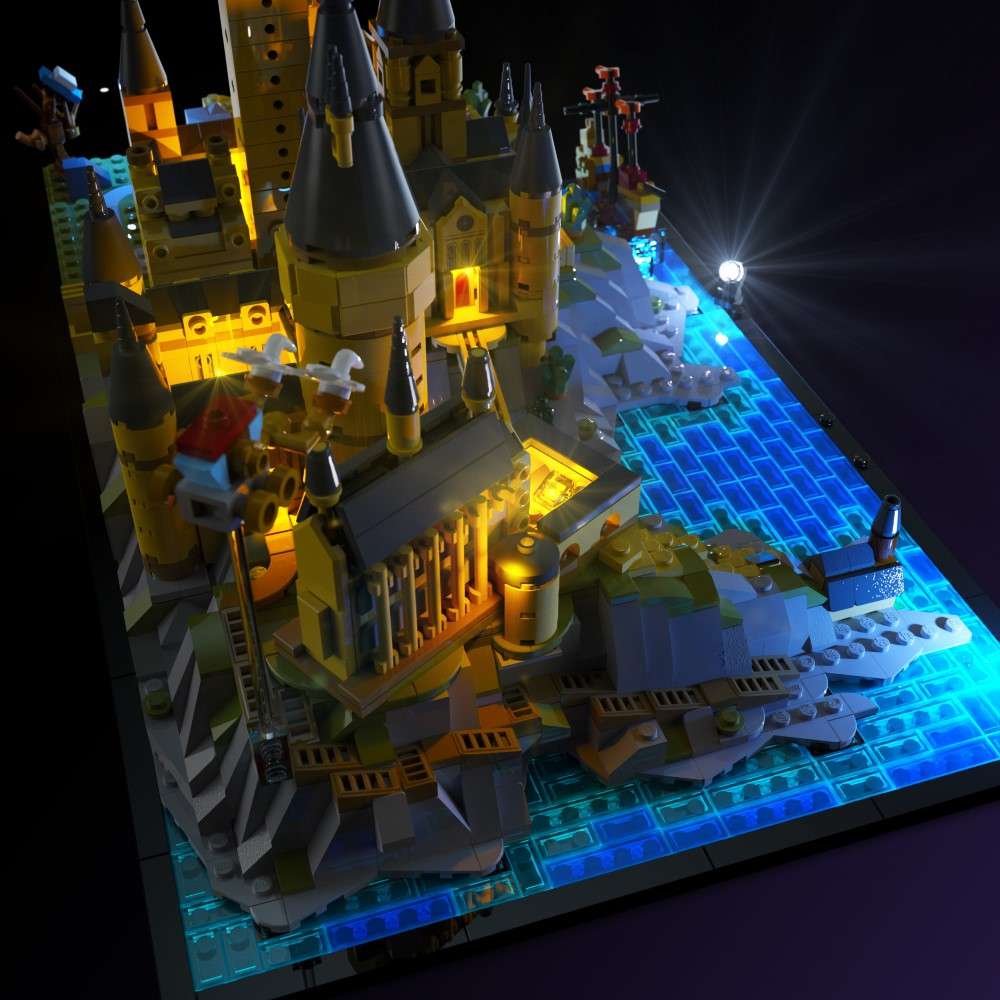 LMB 2.0 LED Licht Set für LEGO Harry Potter Schloss Hogwarts mit Schlossgelände 76419