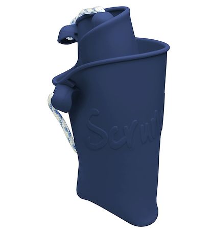 Scrunch Bucket - Silikon Eimer Dunkel Blau