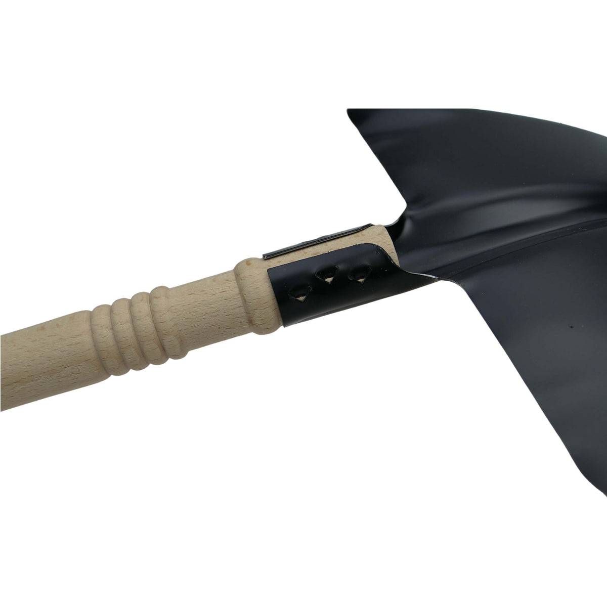 CREaCLEAN Stahl Kehrschaufel, Kehrblech in Schwarz