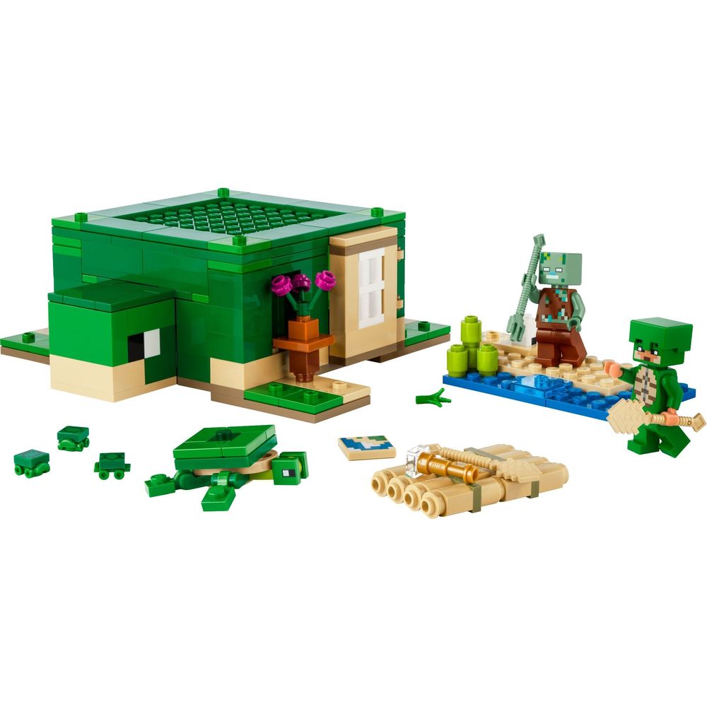 LEGO Minecraft Das Schildkrötenstrandhaus 21254