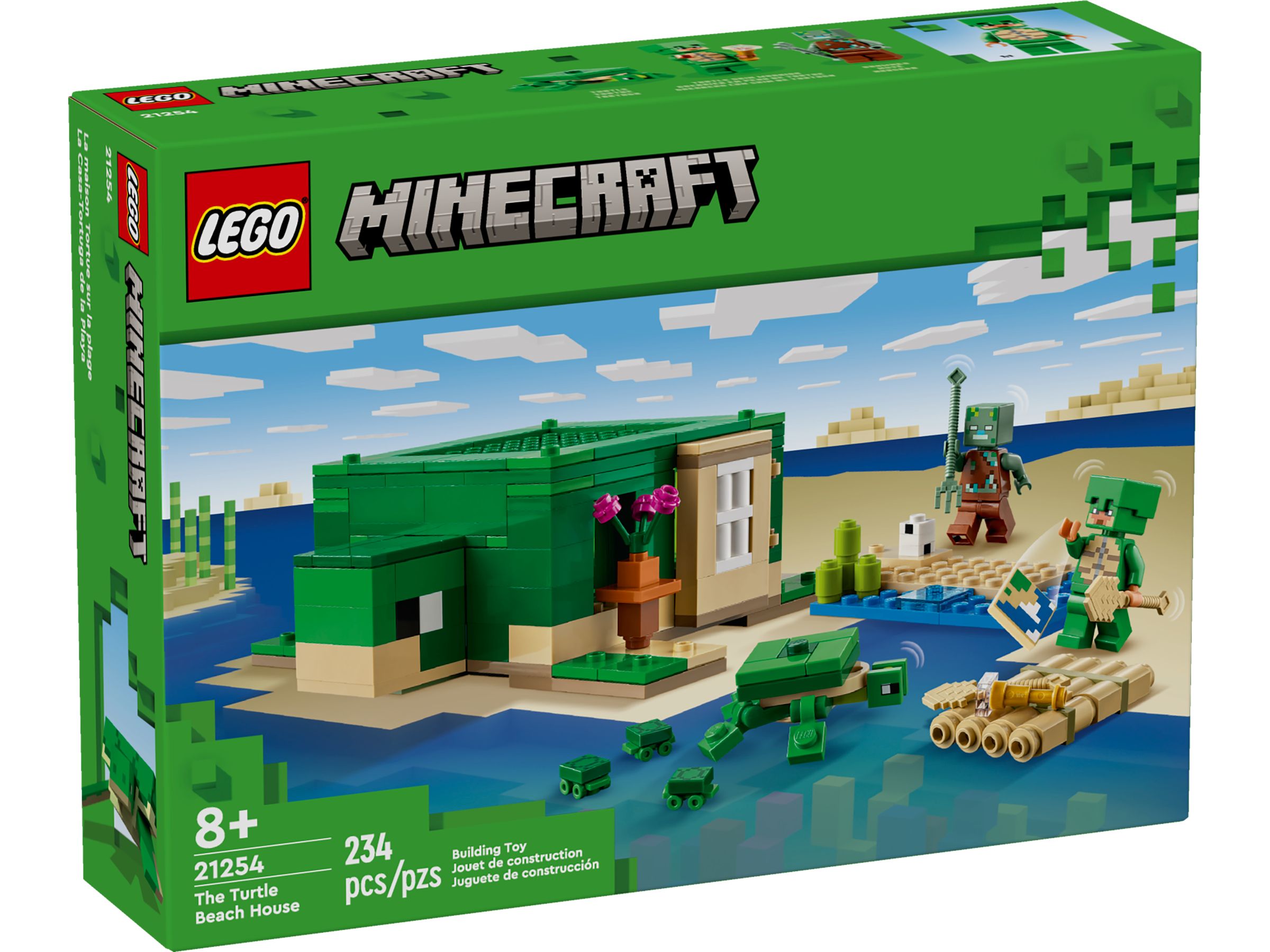 LEGO Minecraft Das Schildkrötenstrandhaus 21254