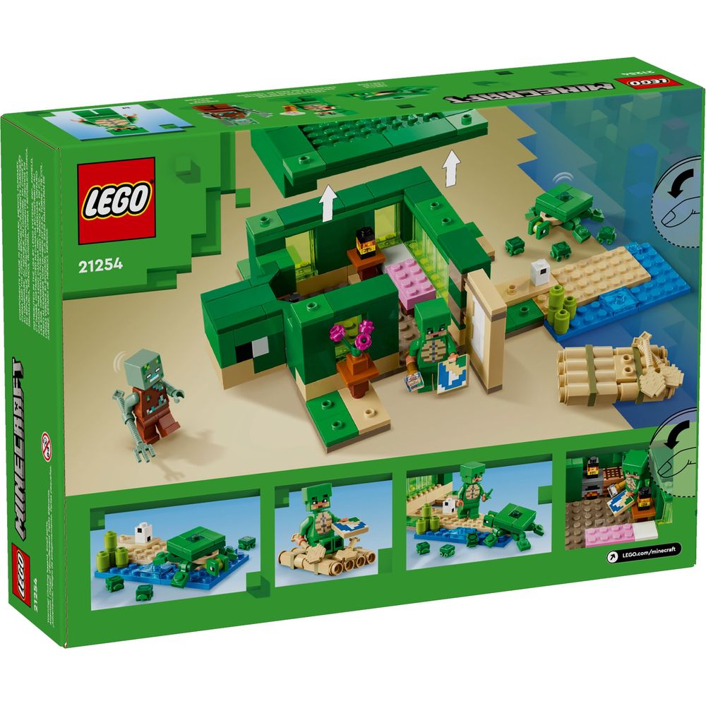 LEGO Minecraft Das Schildkrötenstrandhaus 21254