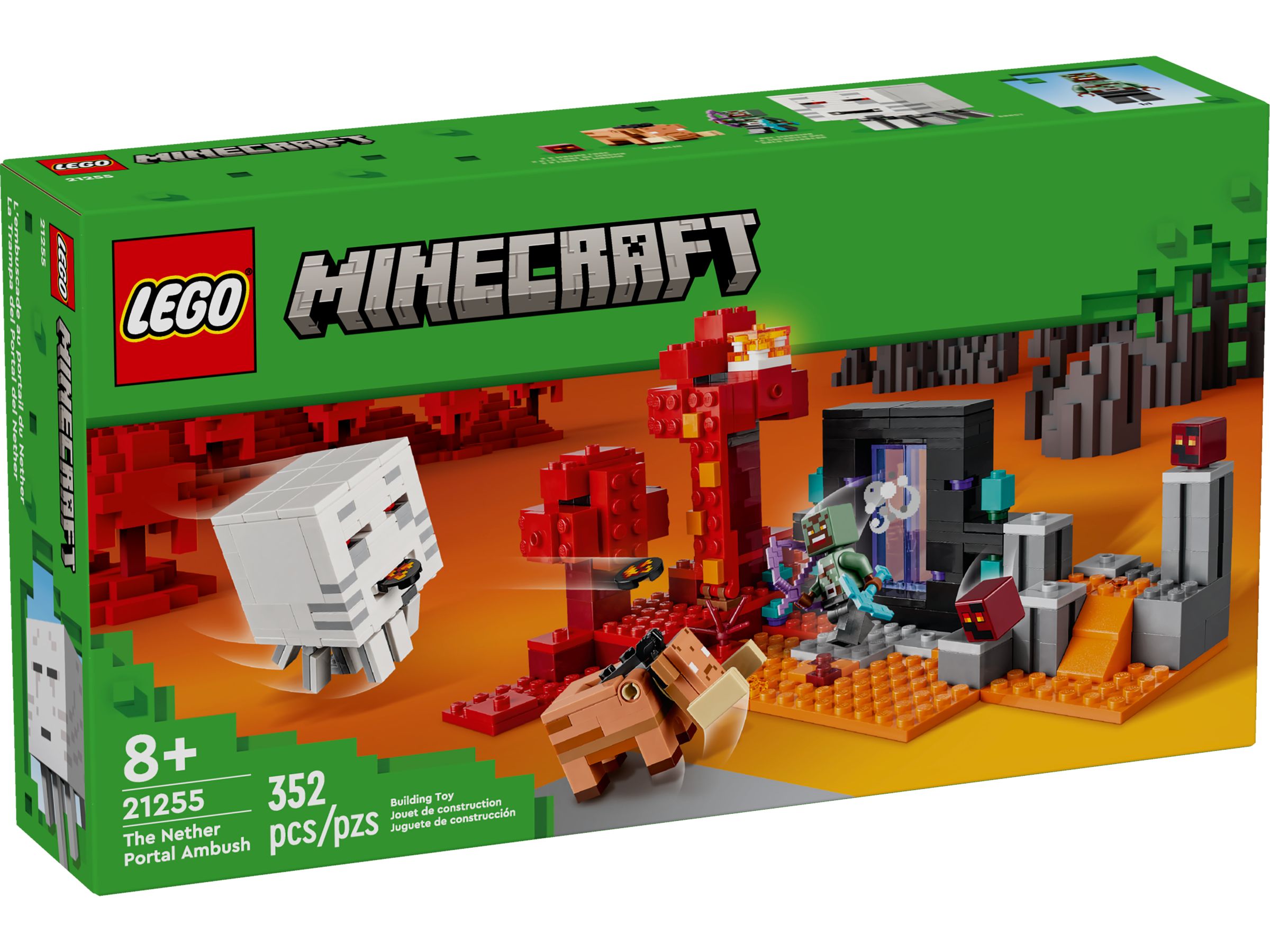 LEGO Minecraft Hinterhalt am Netherportal 21255