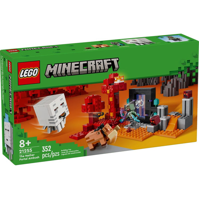 LEGO Minecraft Hinterhalt am Netherportal 21255