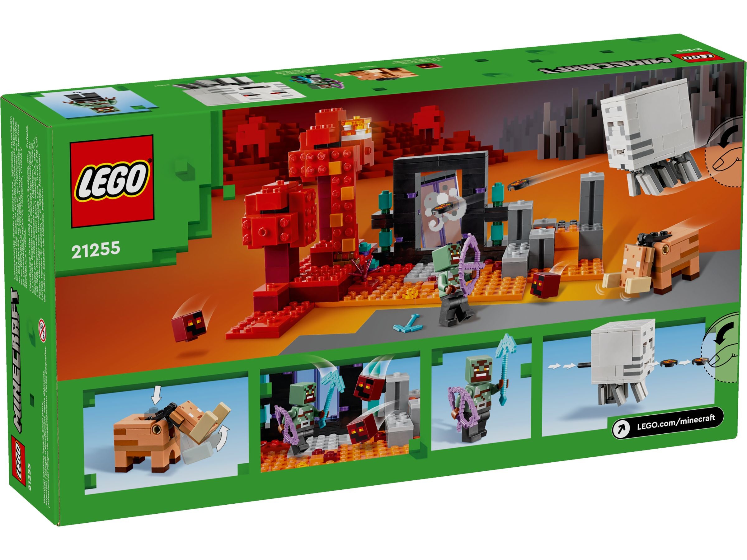 LEGO Minecraft Hinterhalt am Netherportal 21255