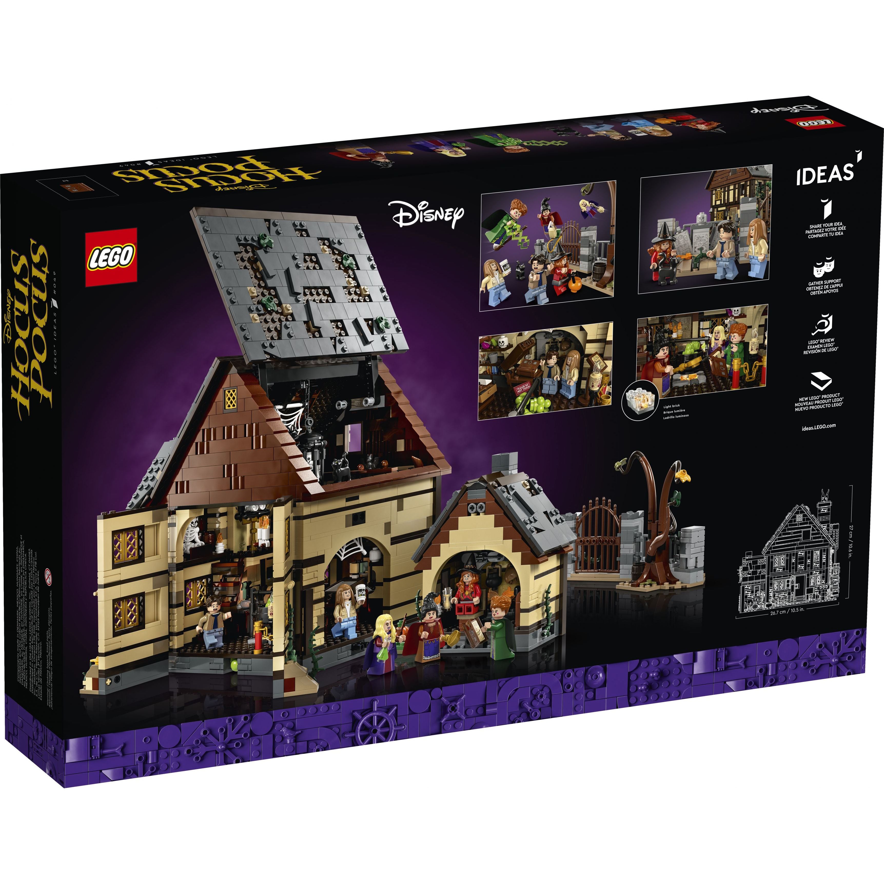 LEGO Ideas Disney Hocus Pocus: Das Hexenhaus der Sanderson-Schwestern 21341