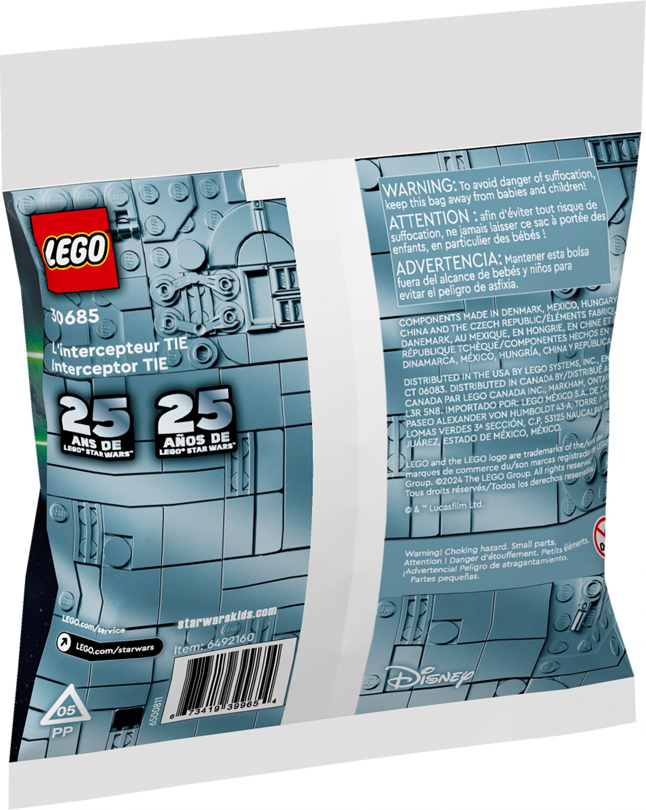 LEGO Star Wars TIE-Abfangjäger Mini-Modell 30685