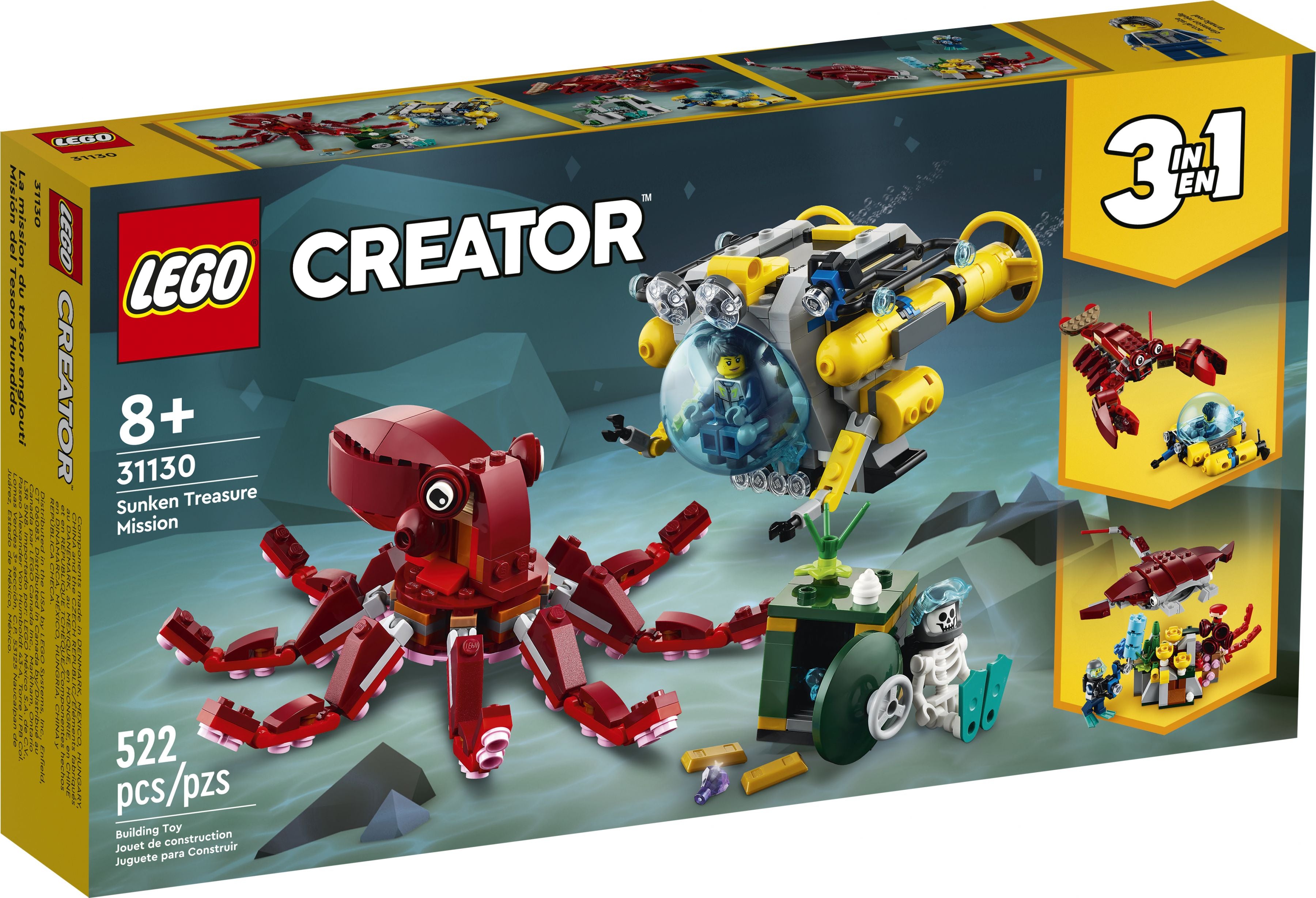 LEGO Creator Schatzsuche am Meeresgrund 31130
