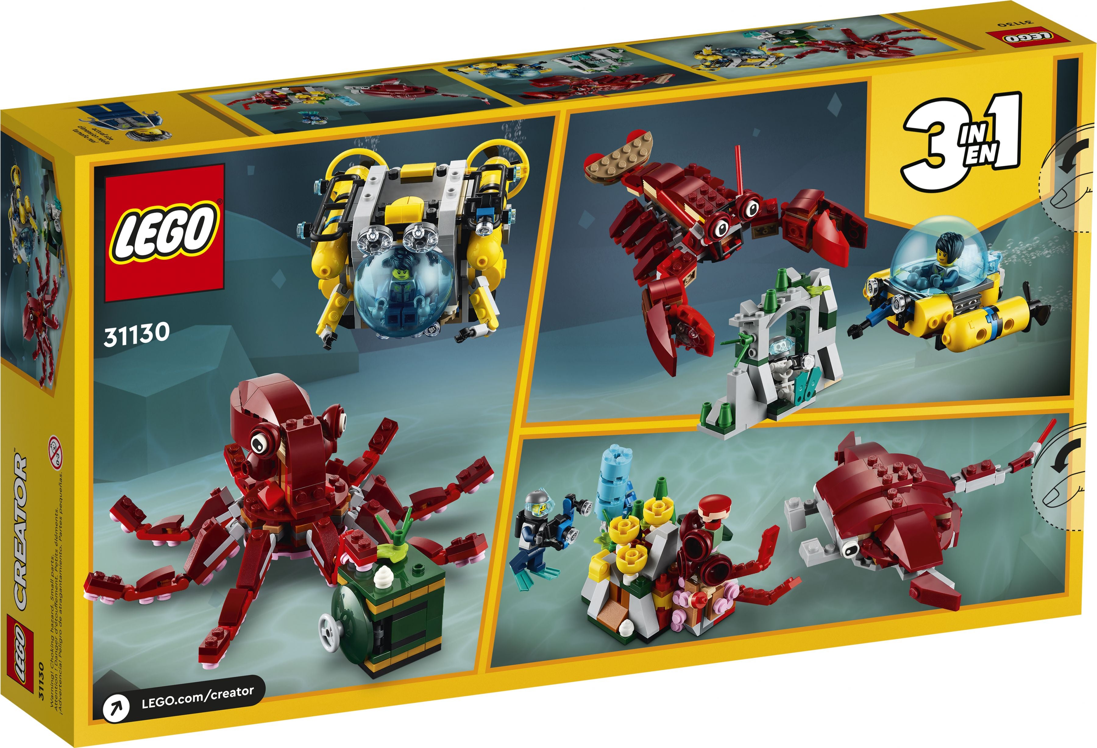LEGO Creator Schatzsuche am Meeresgrund 31130