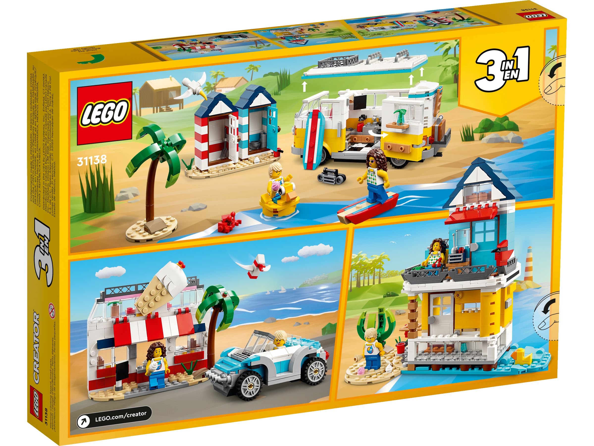 LEGO Creator Strandcampingbus 31138
