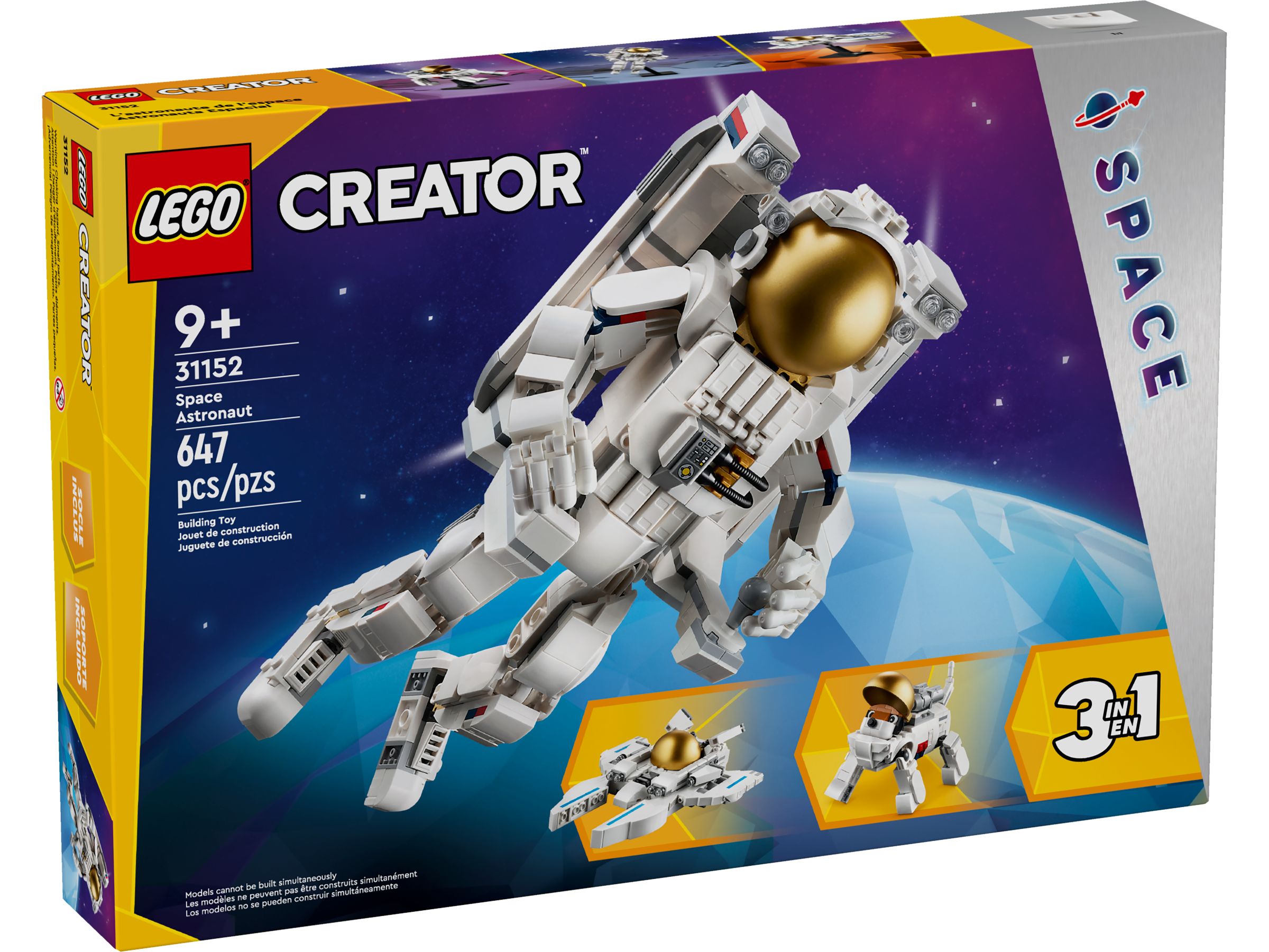 LEGO Creator Astronaut im Weltraum 31152