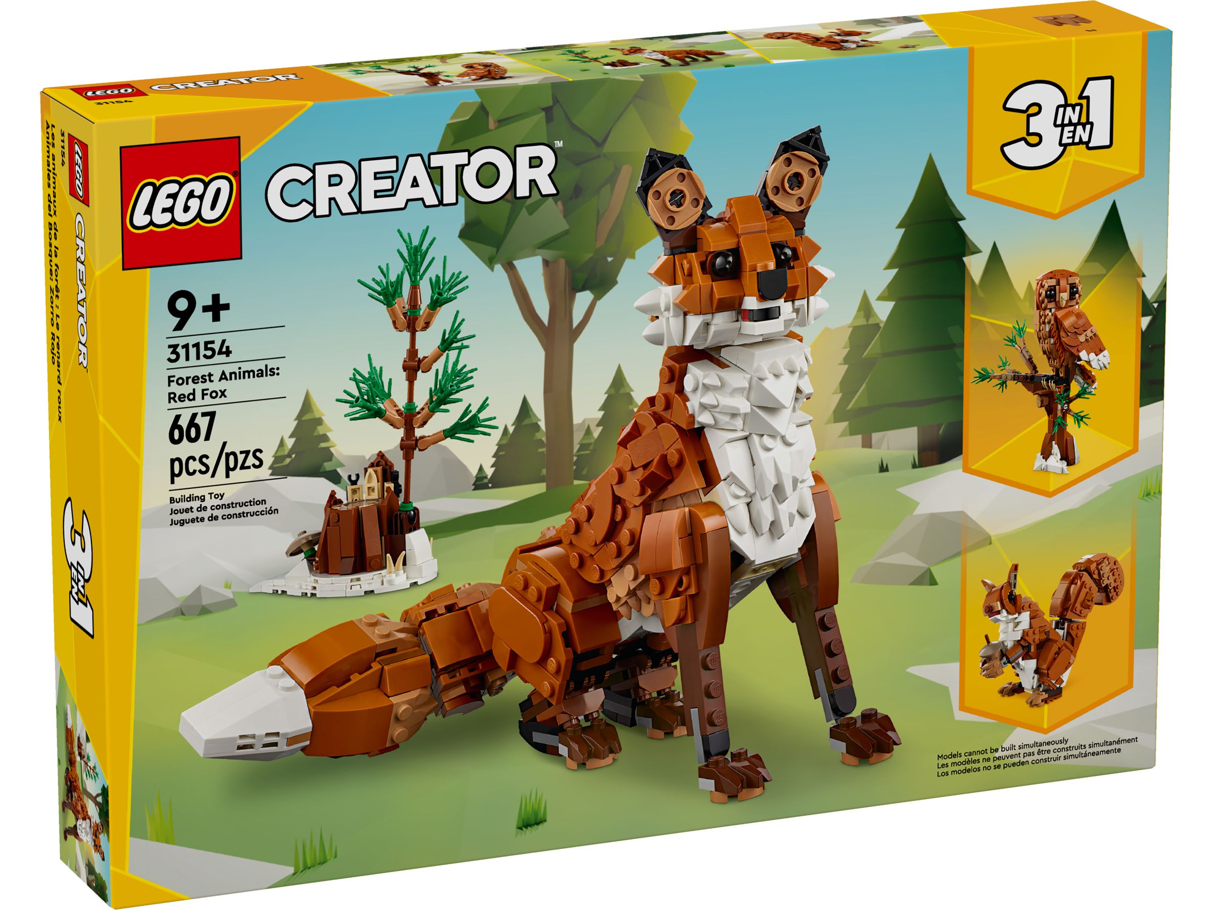 LEGO Creator Waldtiere: Rotfuchs 31154