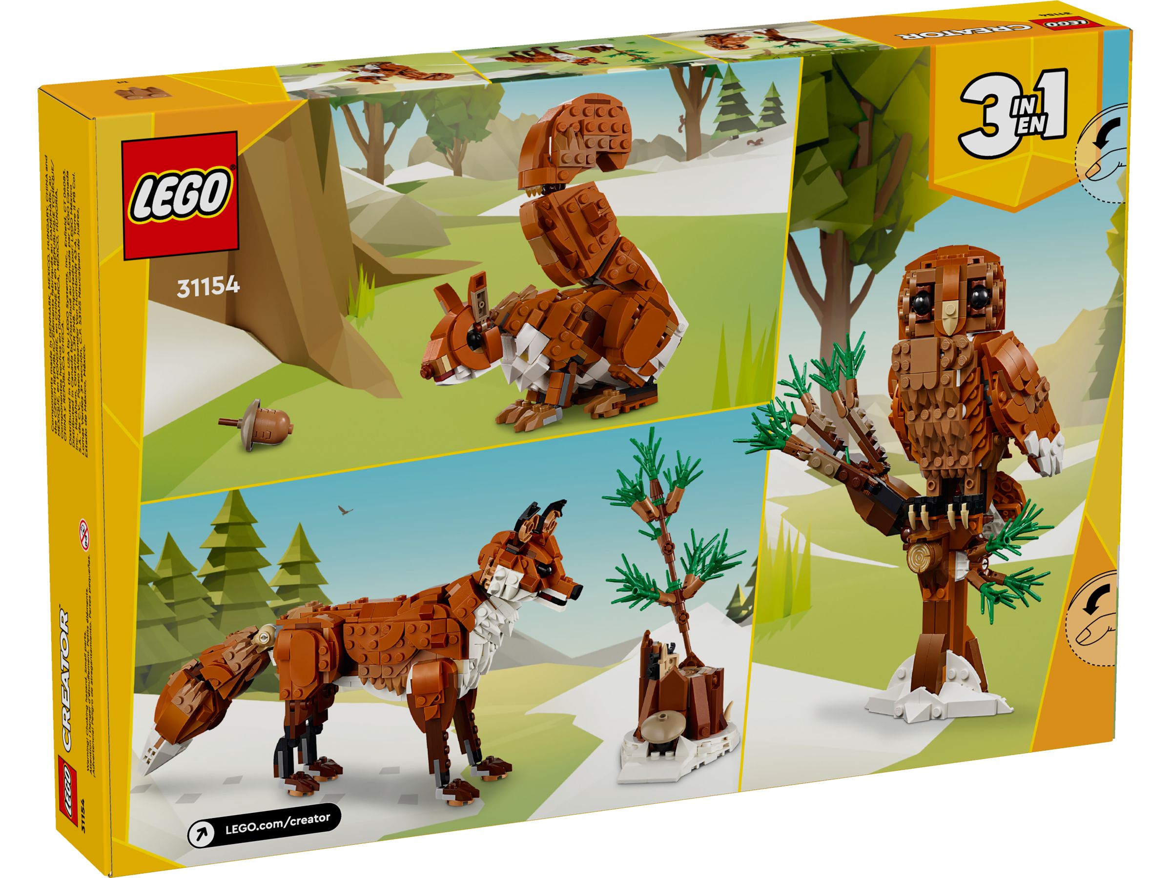 LEGO Creator Waldtiere: Rotfuchs 31154