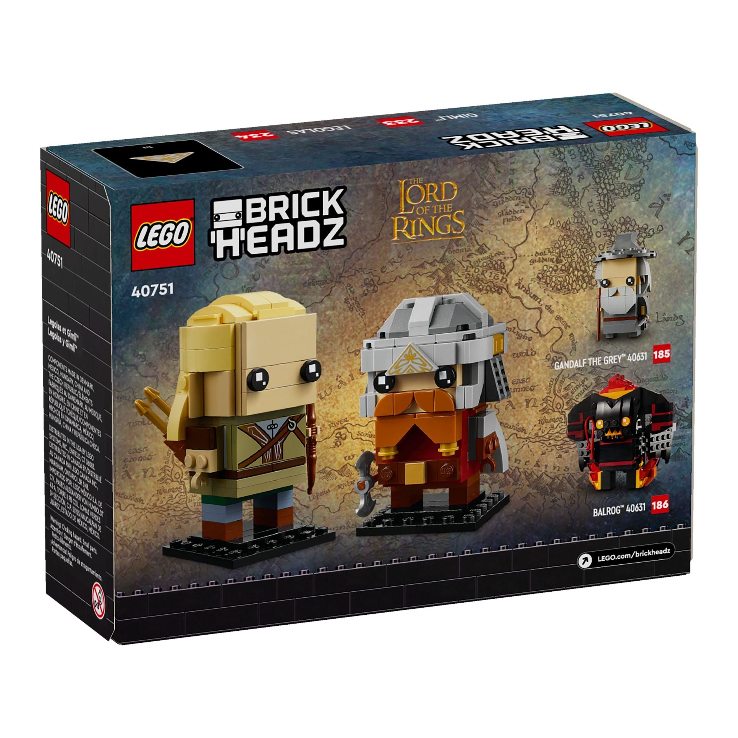 LEGO Brickheadz Legolas und Gimli 40751