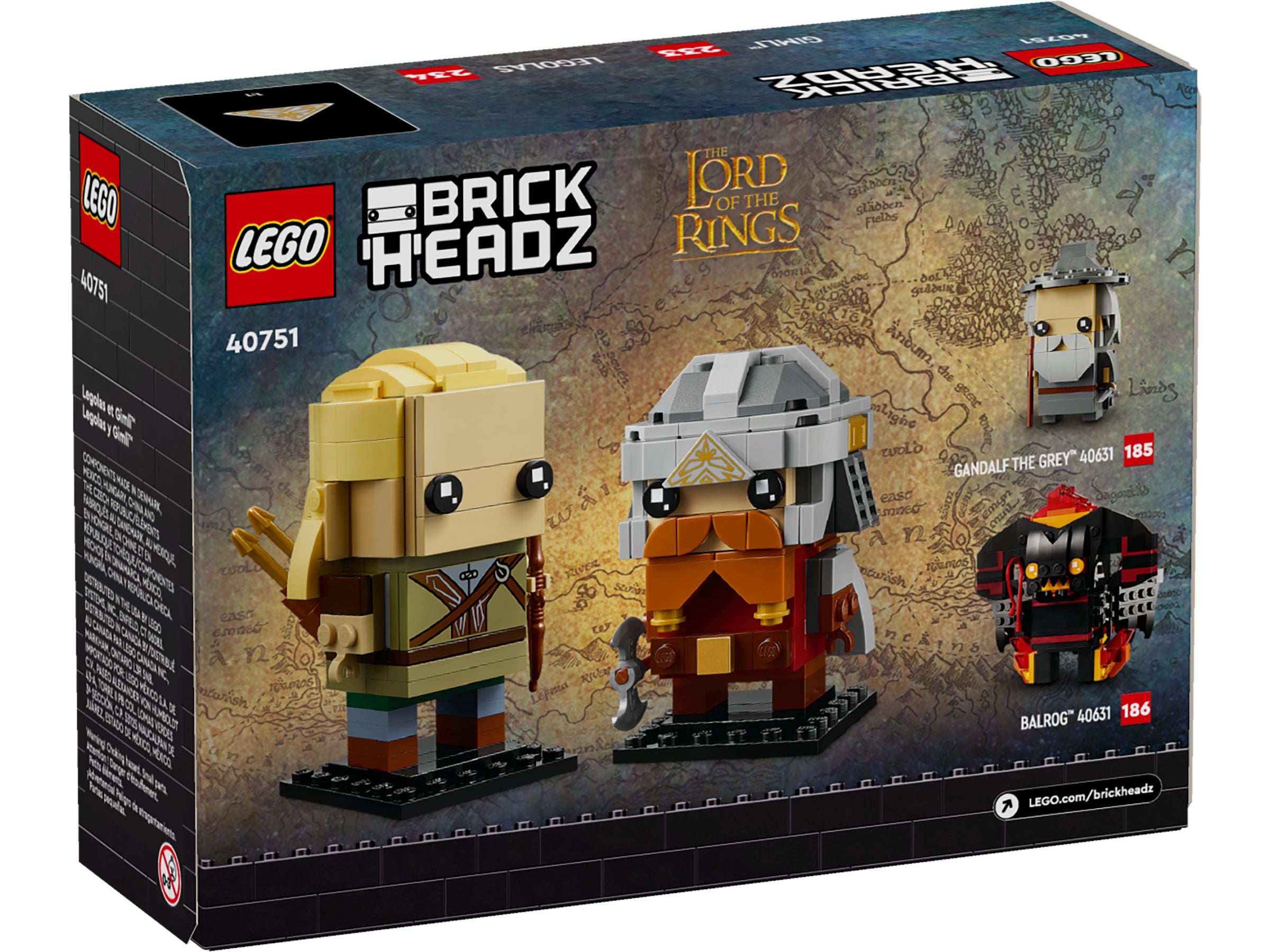 LEGO Brickheadz Legolas und Gimli 40751