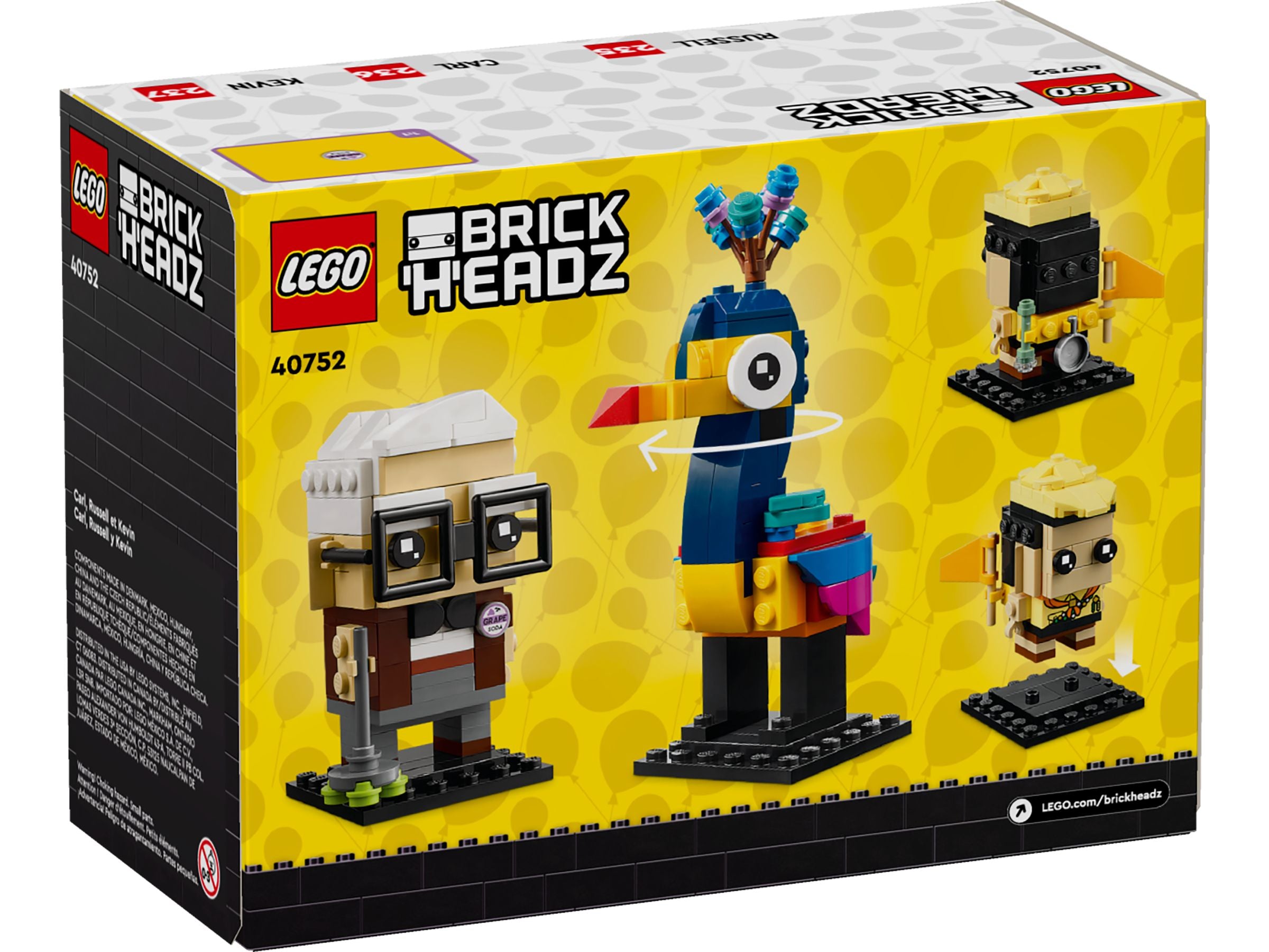 LEGO Brickheadz Carl, Russell und Kevin 40752