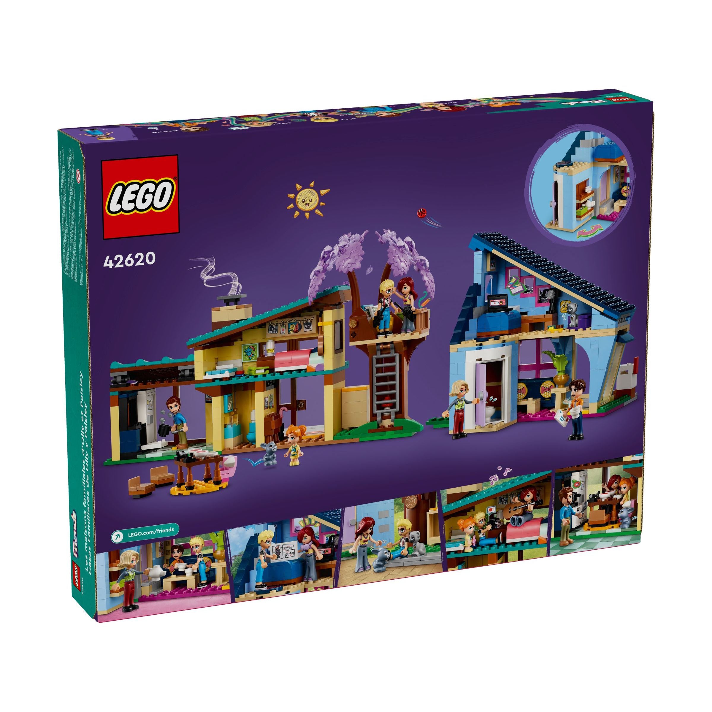 LEGO Friends Ollys und Paisleys Familien Haus 42620