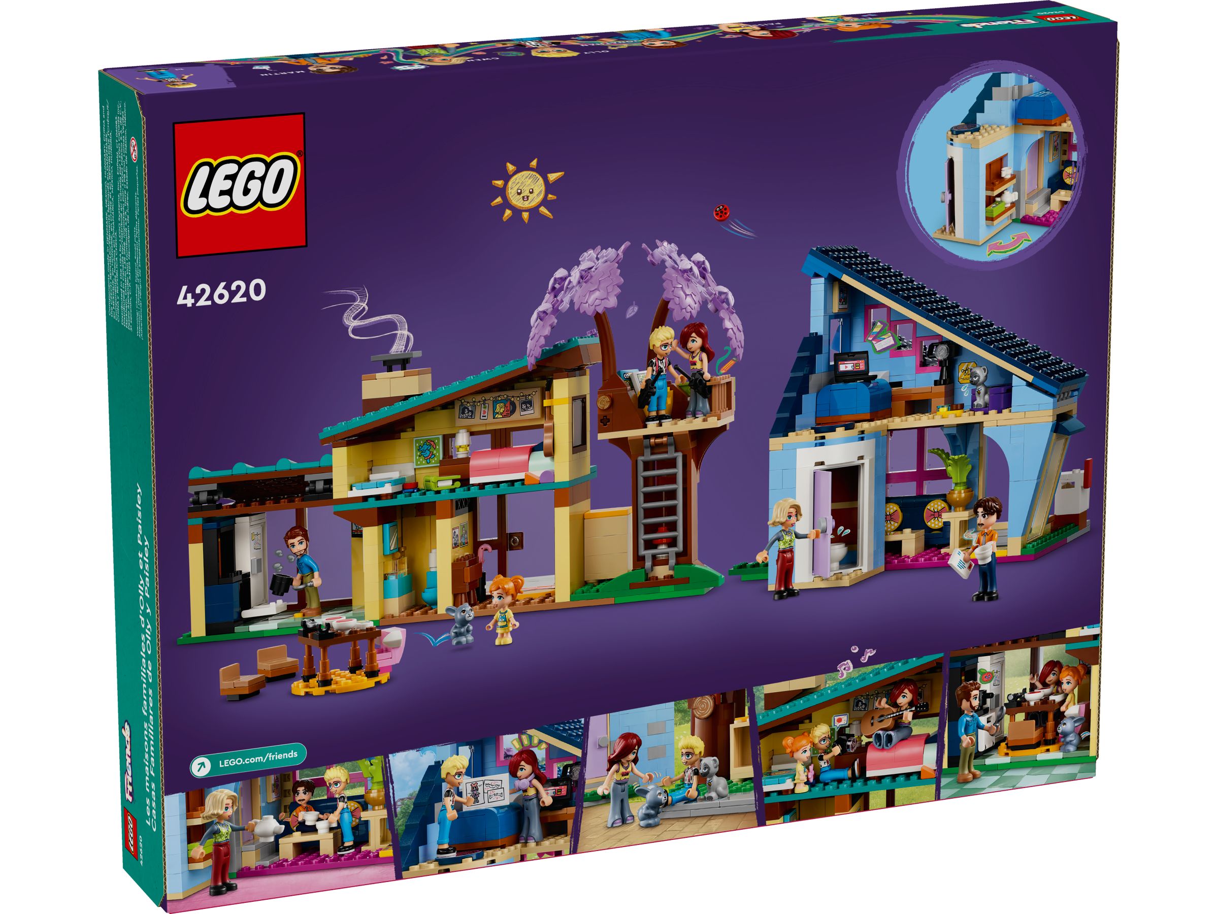 LEGO Friends Ollys und Paisleys Familien Haus 42620