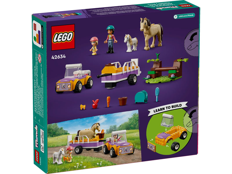 LEGO Friends Pferde- und Ponyanhänger 42634
