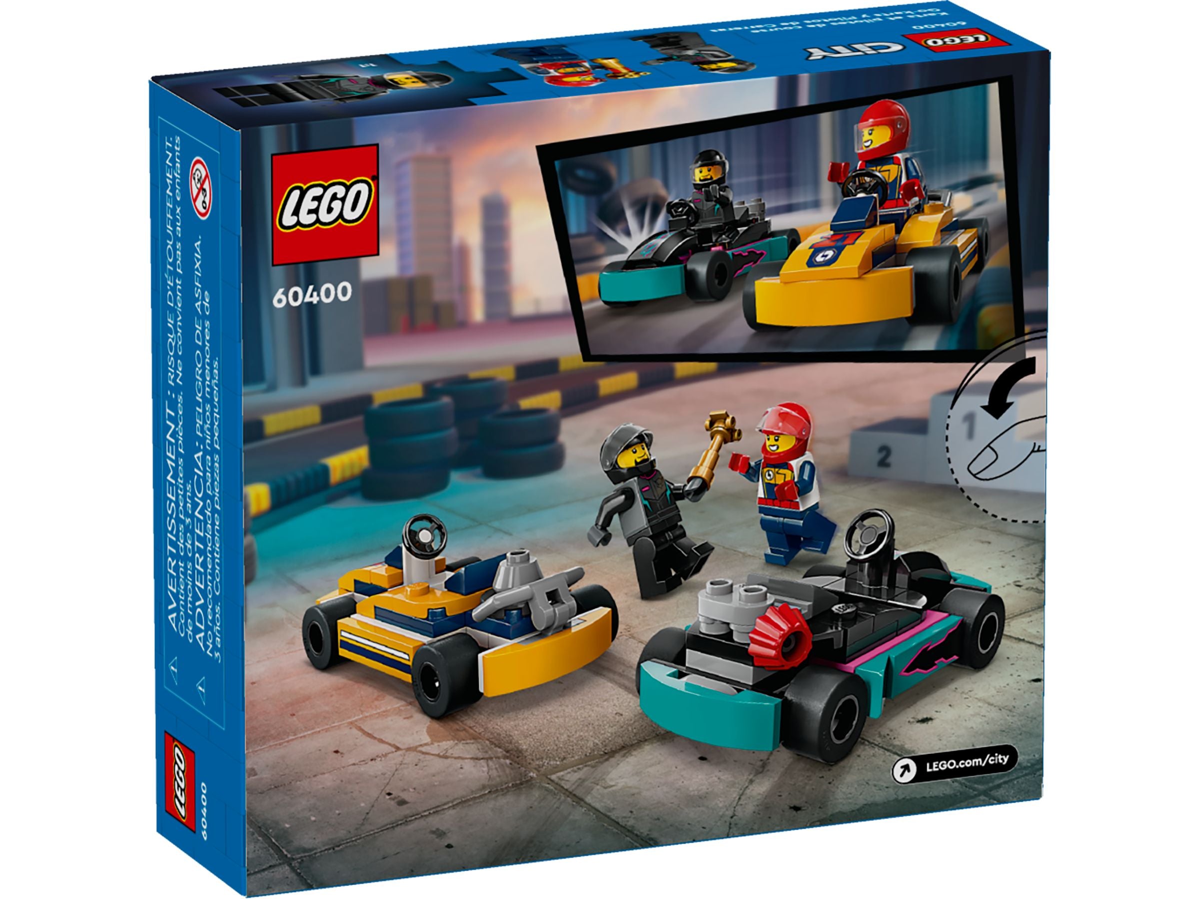 LEGO City Go-Karts mit Rennfahrern 60400