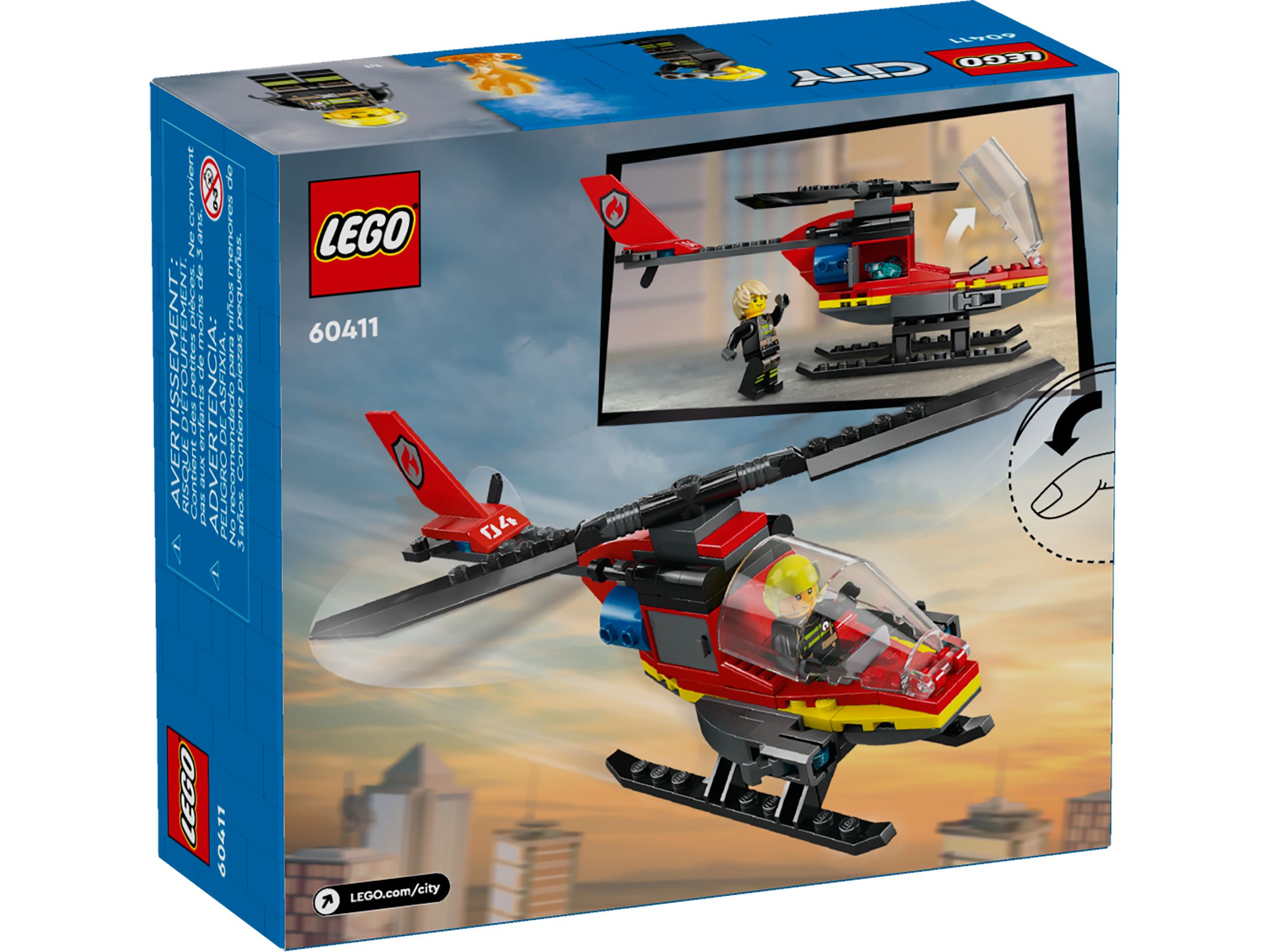 LEGO City Feuerwehrhubschrauber 60411