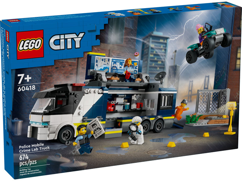 LEGO City Polizeitruck mit Labor 60418
